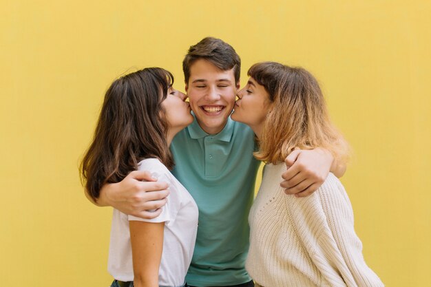 Teen Boys Kissing In Bed